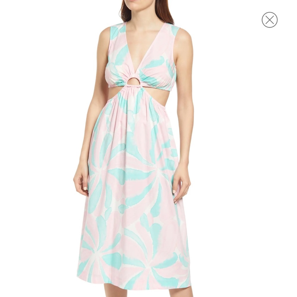 Rails NWOT Rizo Cutout Midi Dress size medium